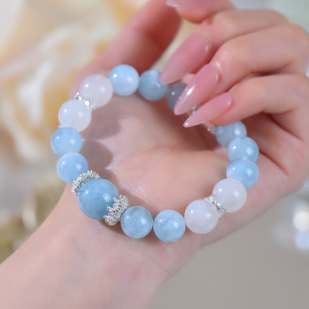 Soothing crystal bracelet for anxiety and better sleep